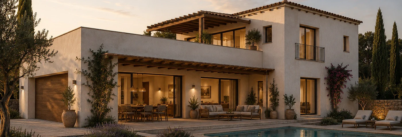 Casa Luz, vista exterior