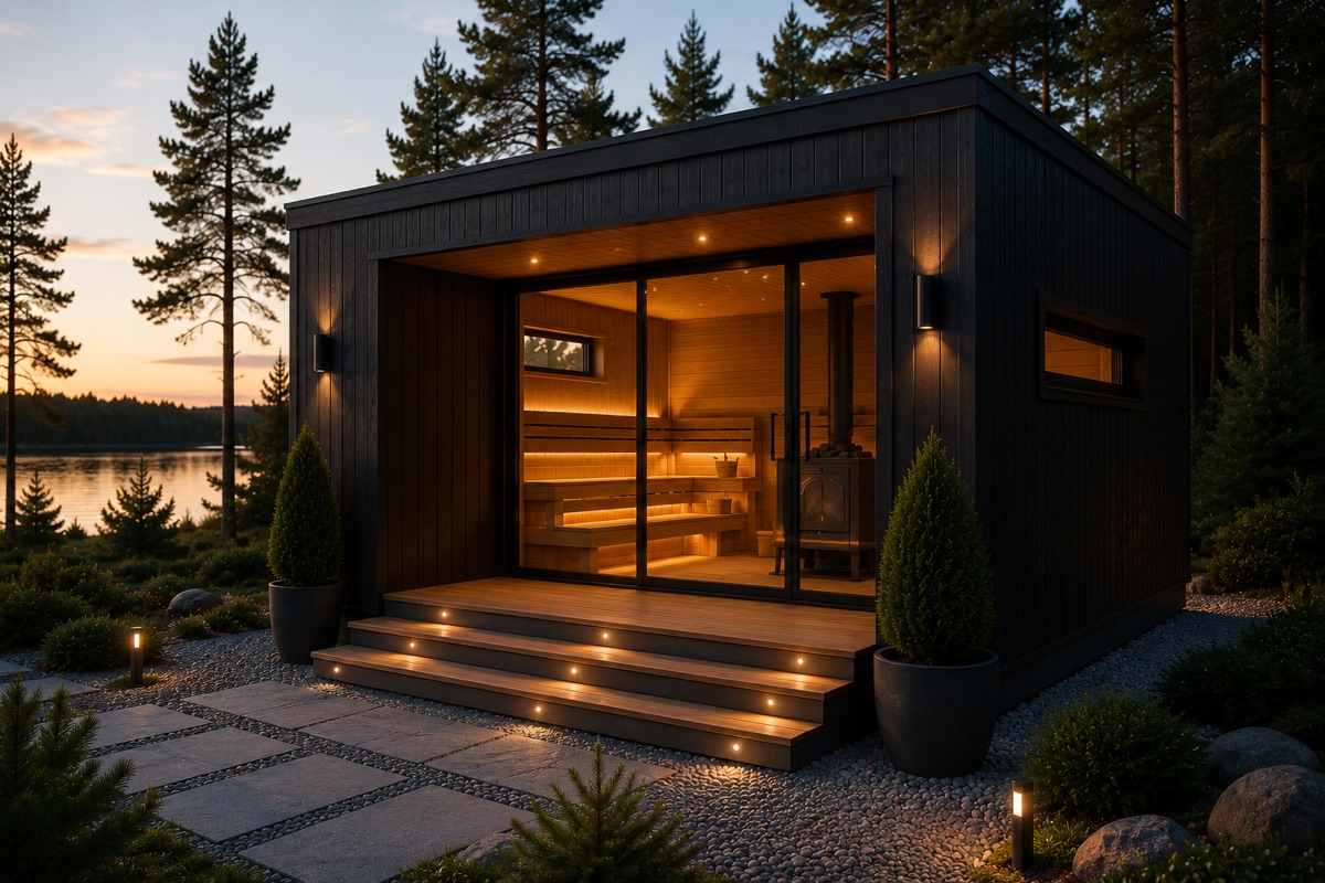 SLC-sauna ulkoa